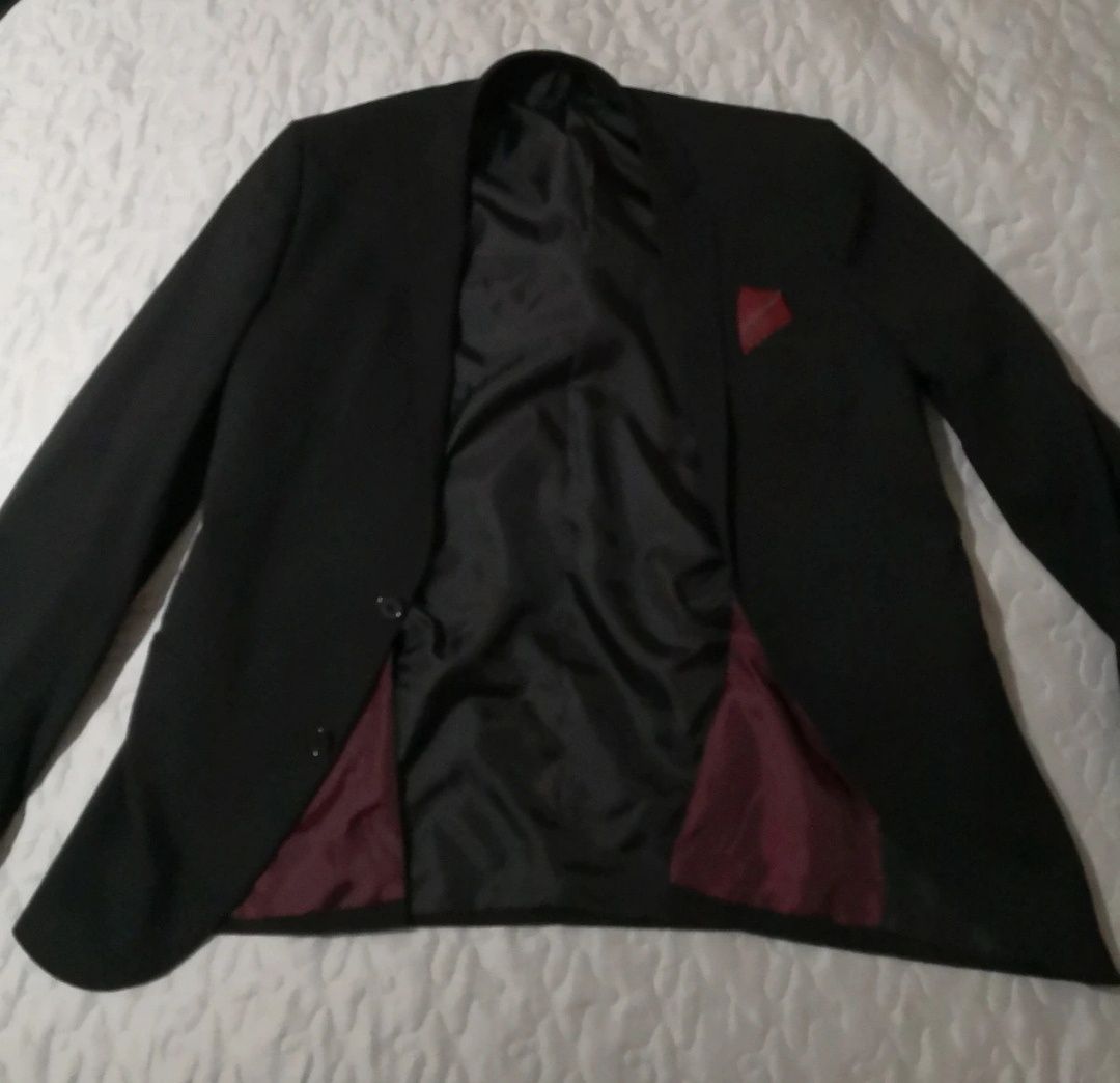 Fato preto 3 peças Suits Inc