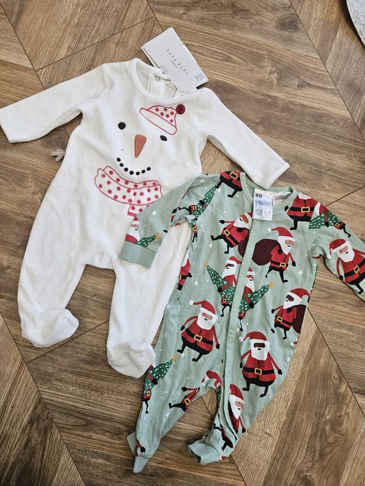 Piżamka świąteczna h&m zara 68