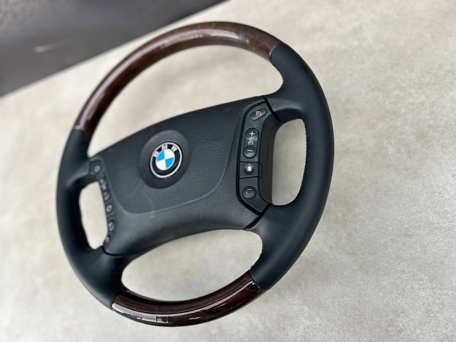 Мульти Руль з Деревом BMW E46 E39 E53 Individual БМВ Кермо Оригінал

•