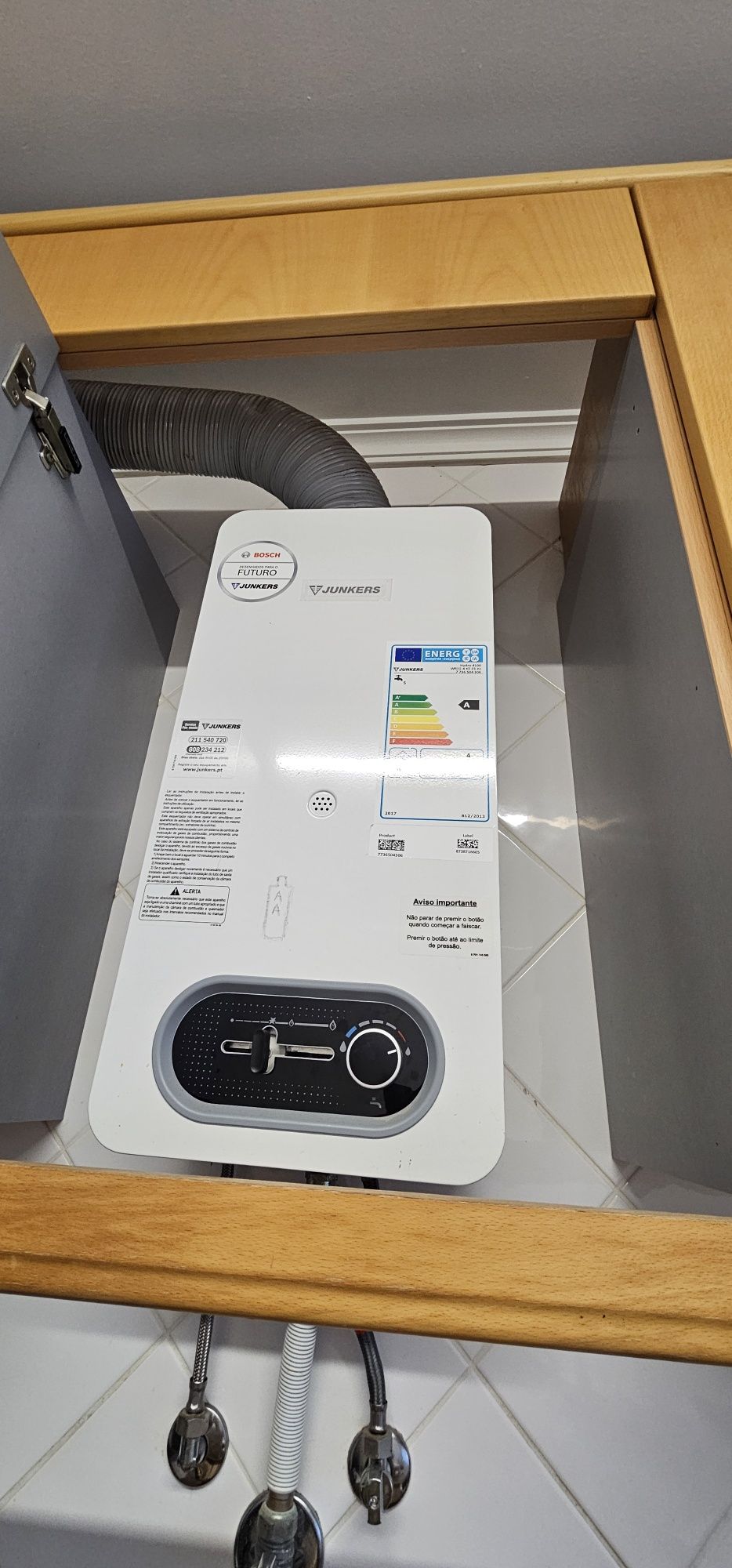 Esquentador gás natural Junkers Hydro 4100 WR11-4 KE 23 JU Bosch