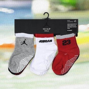 Y3374 Jordan Create Gripper 6pack 6par skarpetki 6-12 miesiecy