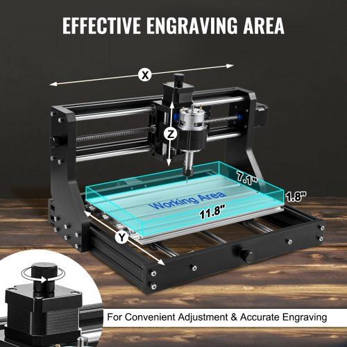 Máquina de Gravação a Laser CNC 3018 Pro com 15W