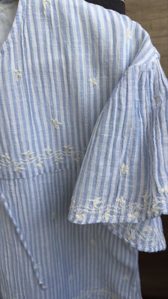 Блакитна сукня Zara р. S-M