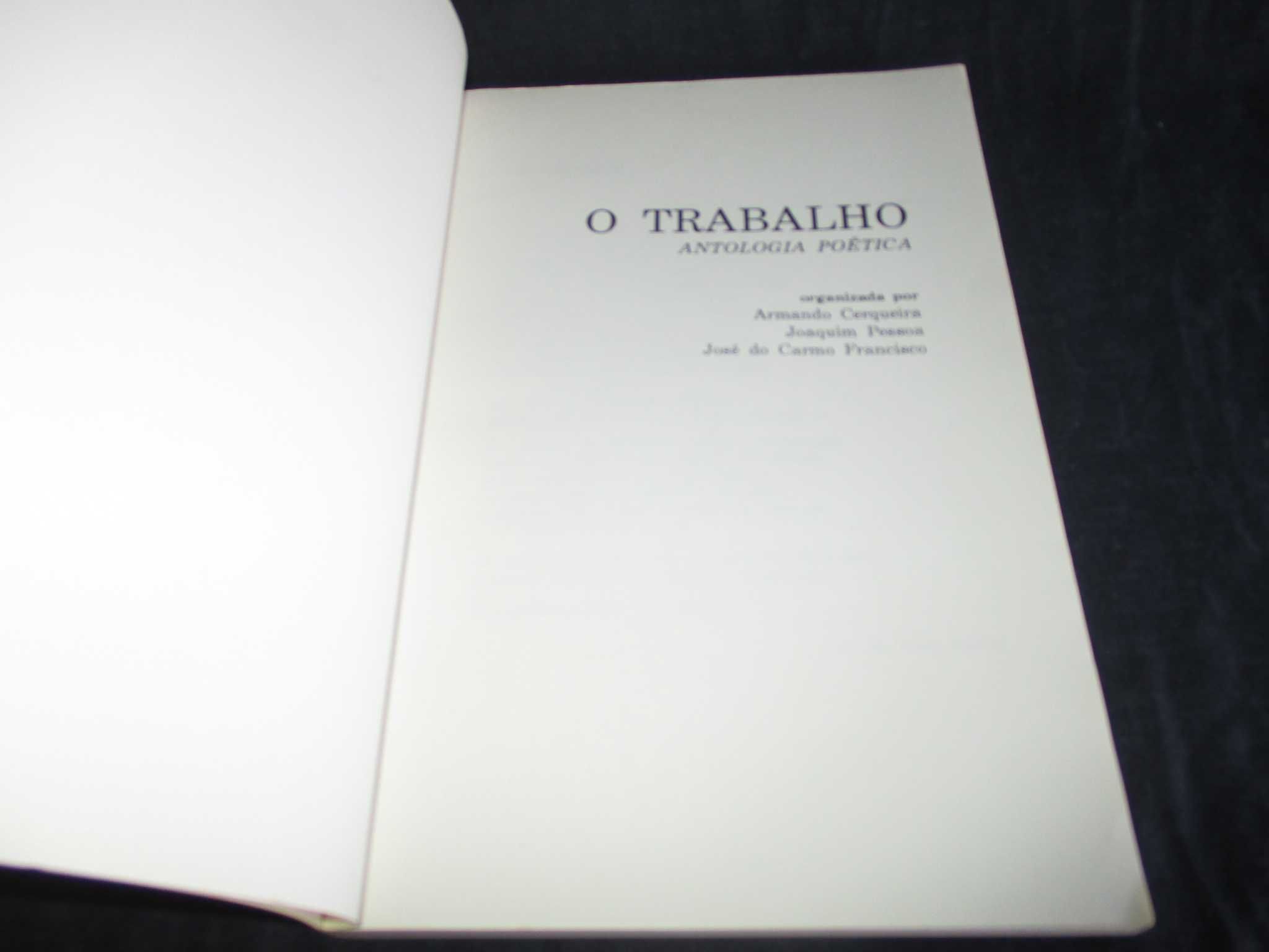 Livro O Trabalho Antologia Poética