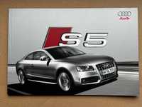 2008 / Audi S5 Coupe (8T3) / EN / prospekt katalog