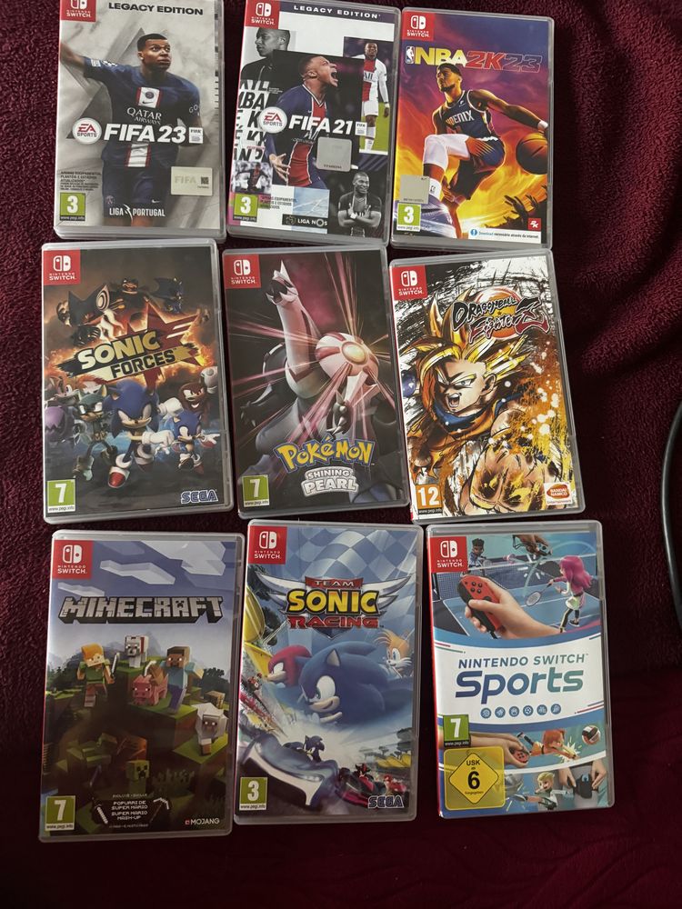Nintendo  Switch completa + 9 jogos