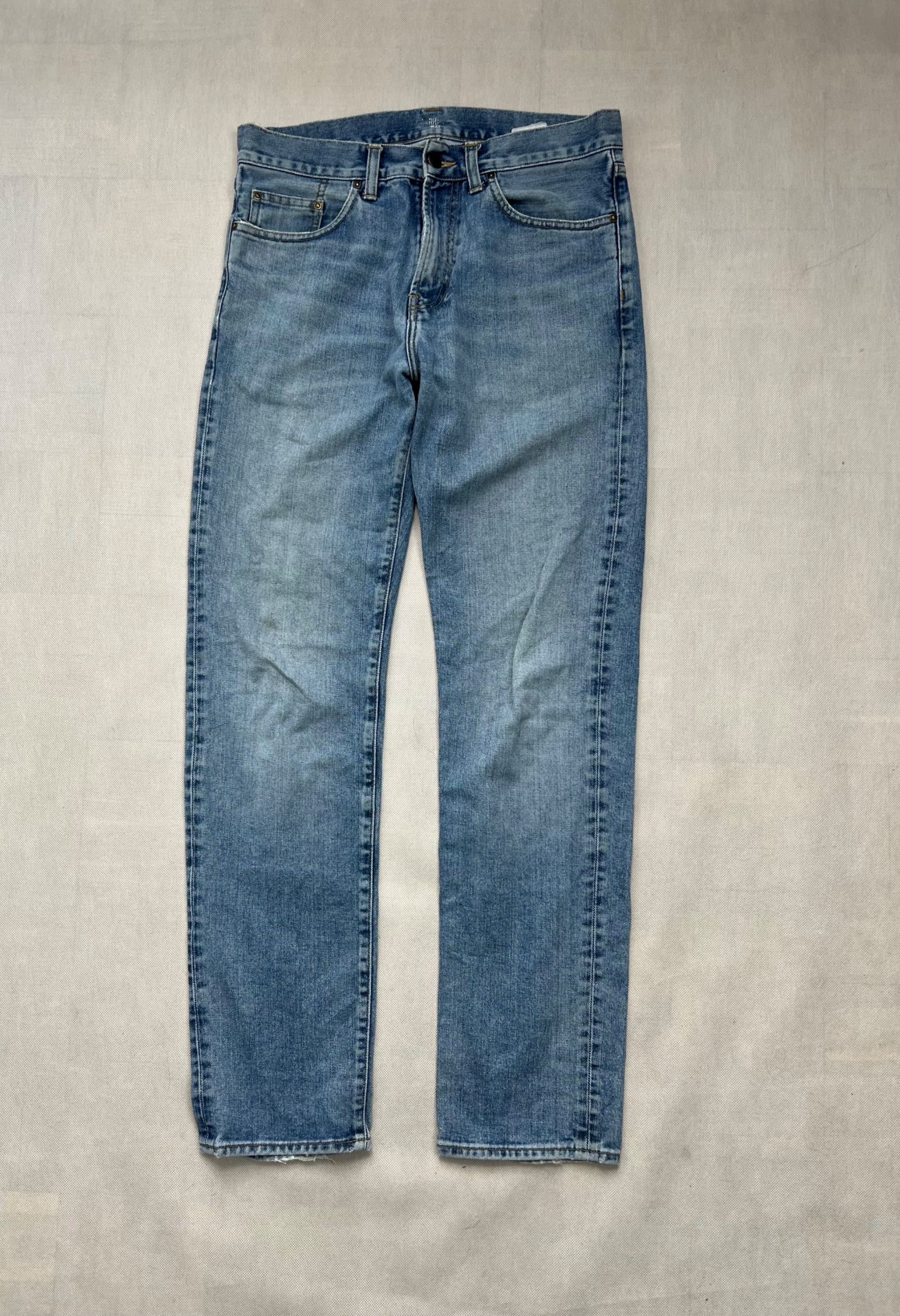 Spodnie Carhartt Pontiac blue logo
