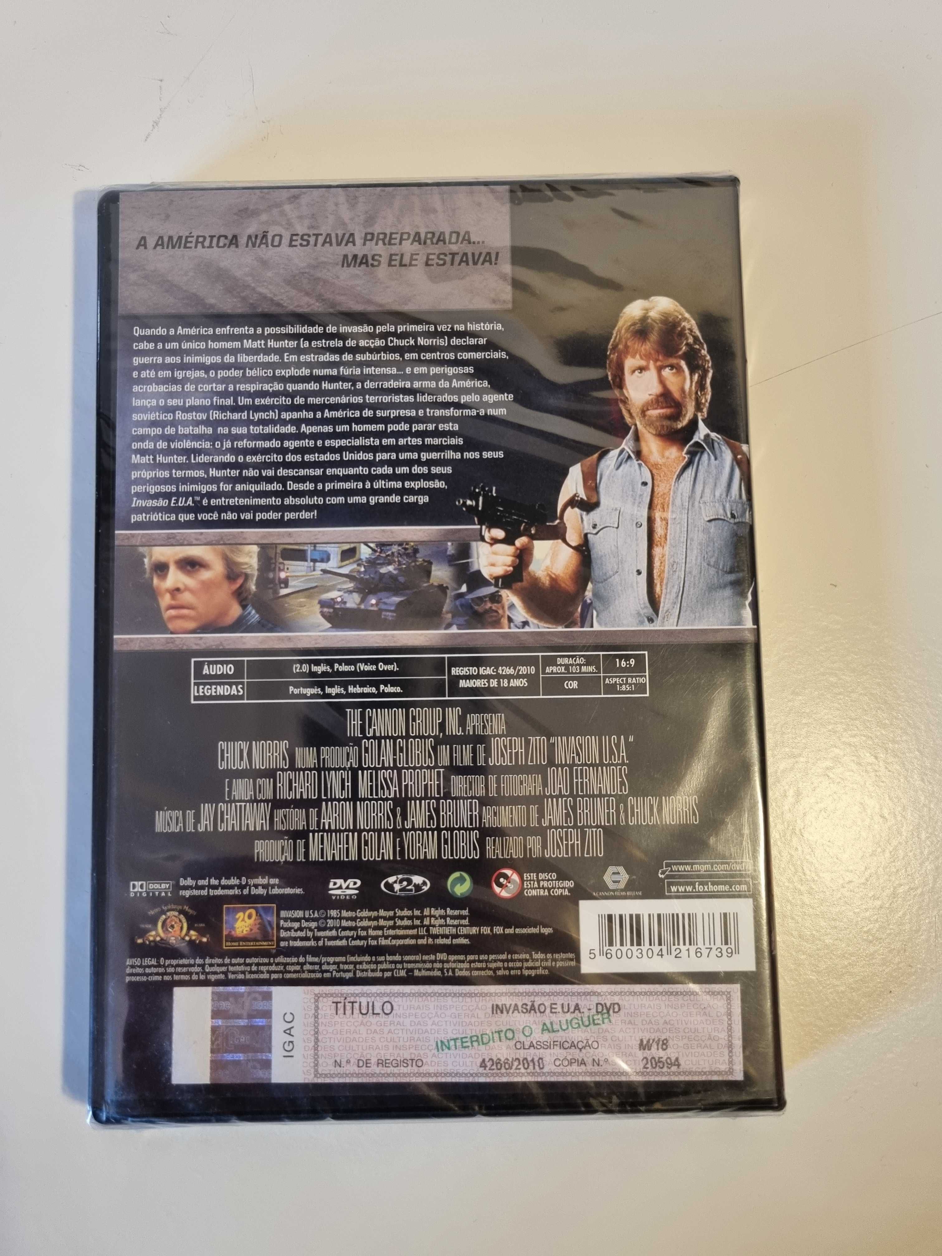 DVD do filme "Invasão EUA" NOVO Selado