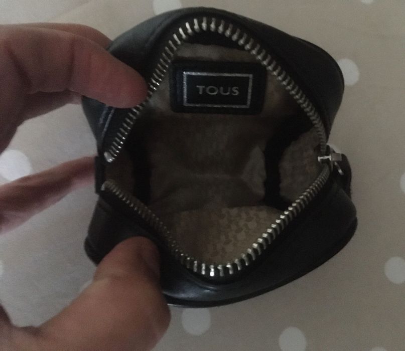 Carteira porta-moedas em pele Tous (original)