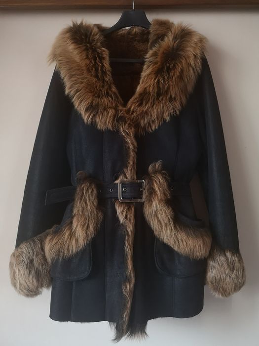 Naturalny kożuszek z merynosa