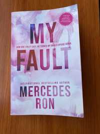 Livro My Fault de Mercedes Ron em Inglês (Similar à Saga After)