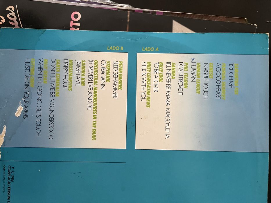 LPs relíquias antigas impecáveis discos duplos anos 80