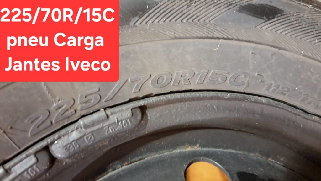 4 Jantes Iveco 15" ferro  Autocaravana Desocupar Espaço