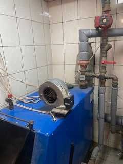 Piec stalowy wodny ES-21 KW + 2 pompy Grundfos + zawory