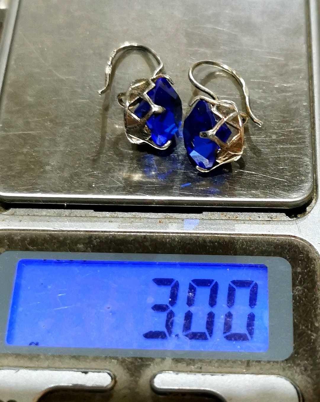 Серьги серебро СССР