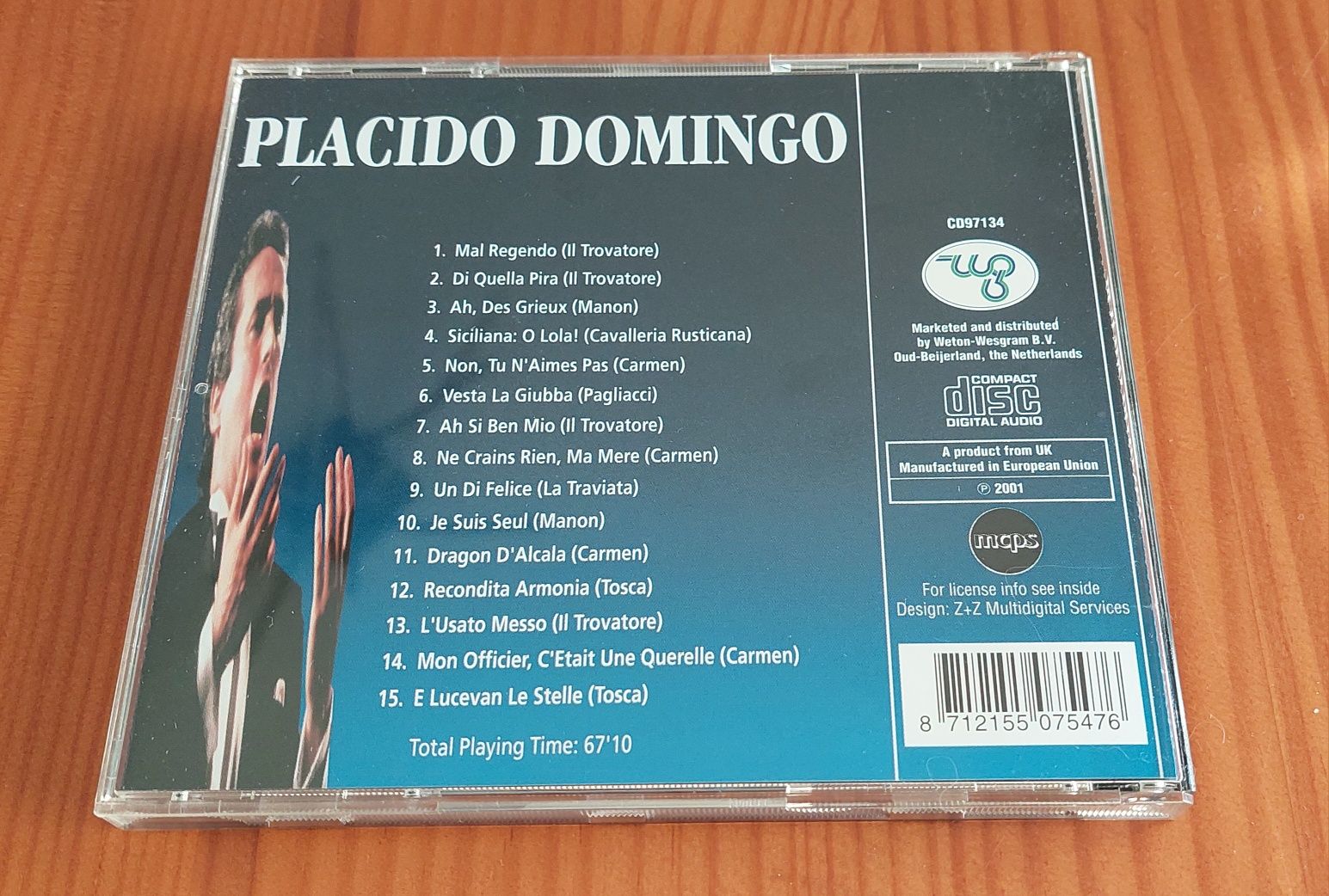 CD original Plácido Domingo