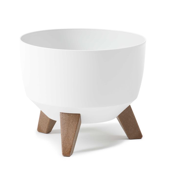 Donica ROMA 29 cm kolor biały