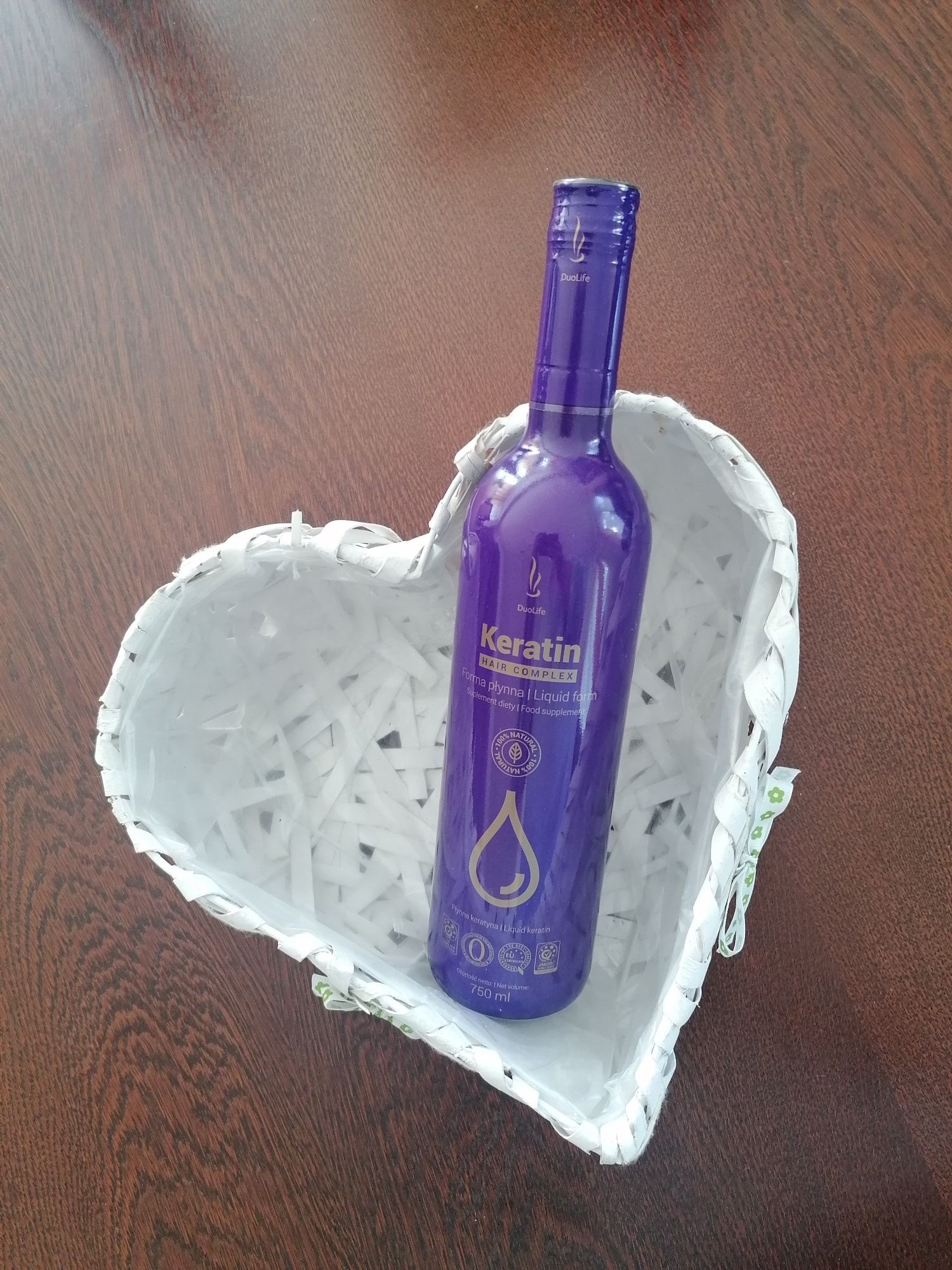 Keratin Complex Duolife - keratyna do picia.
Wzmacnia włosy i skórę gł