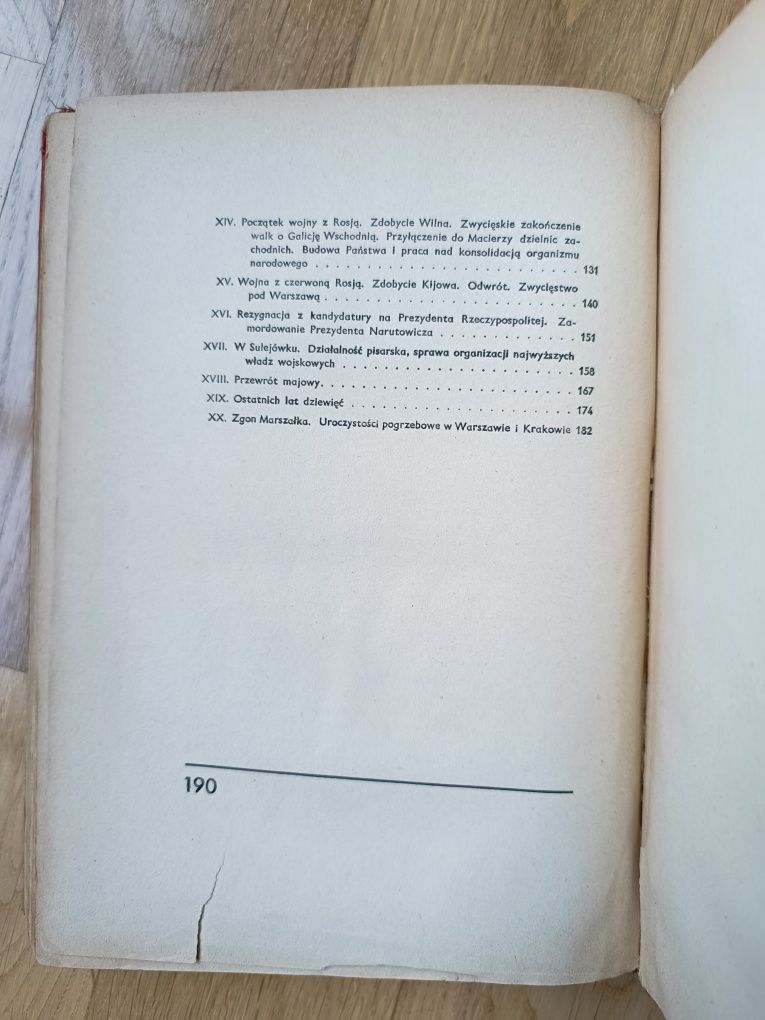 "Józef Pilsudski- Życie, idee i czyny" oryginał 1937r. Plus zdjęcie