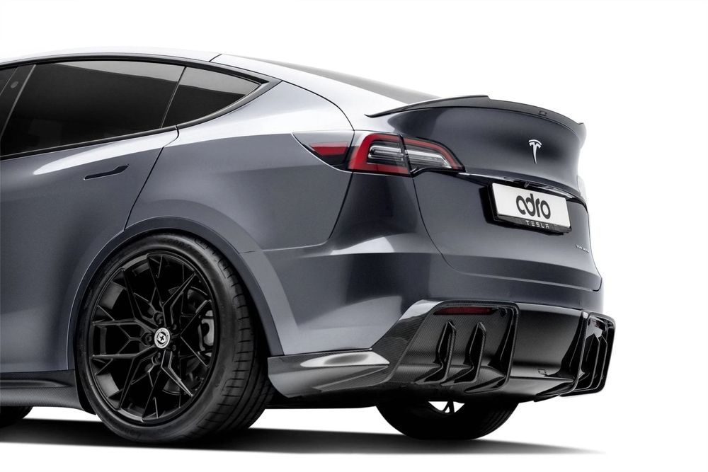 Обвес Комплект спойлерів  для Tesla Model Y Plaid style карбон carbon