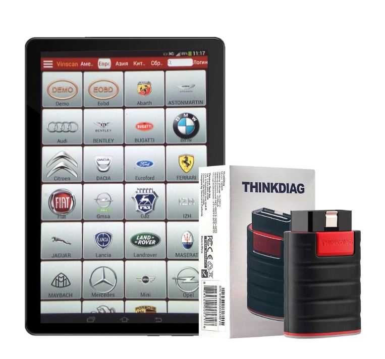 Комплект x431 ThinkDiag + ПЛАНШЕТ (EasyDiag)+ Активация ВСЕ МАРКИ!