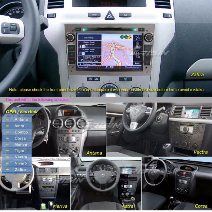 Auto radio Opel Android 14 2 din radio/dvd/cd/usb/sd/gps/