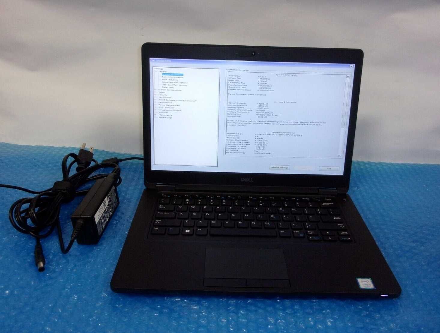 Ультрабук Dell 5490 14" fhd Intel 8 ядер 16gb ddr4 ssd
