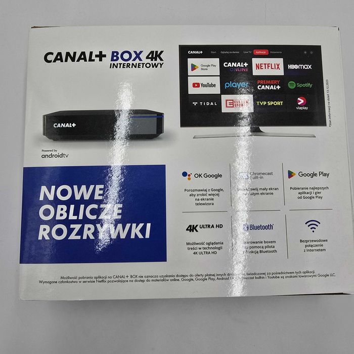Dekoder Internetowy Android TV CANAL+ BOX 4K Okazja!