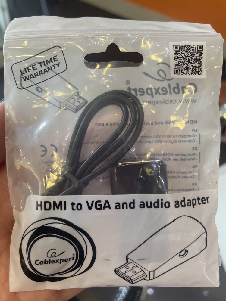 HDMI To VGA and áudio adaptar