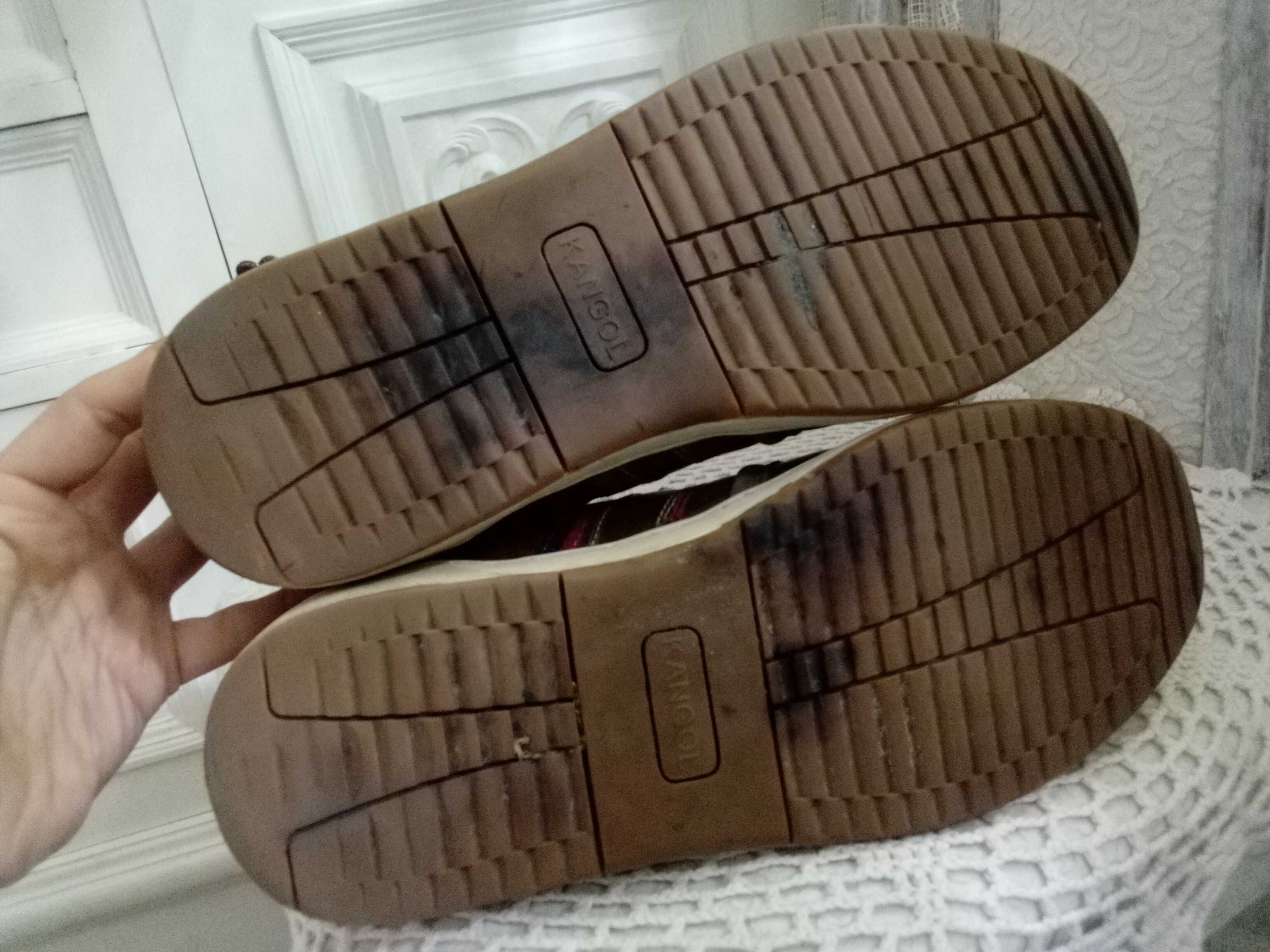 Skórzane sneakersy kangol buty sportowe męskie Adidasy eleganckie 41