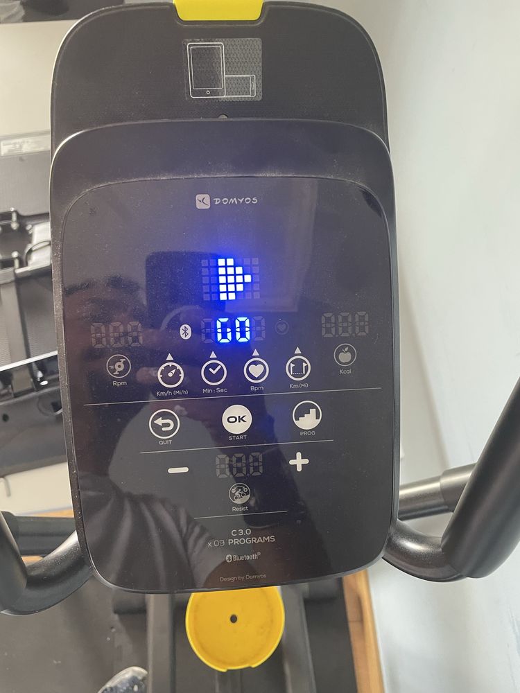 Bicicleta Elíptica de Treino 500 Conectada