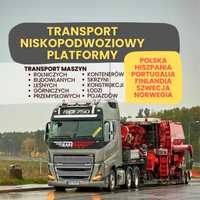 Kompleksowy transport niskopodwoziowy Hiszpania/Portugalia/Skandynawia