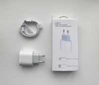 Комплект зарядки для iphone (Адаптер 20W + кабель Type-c) | блок 20w