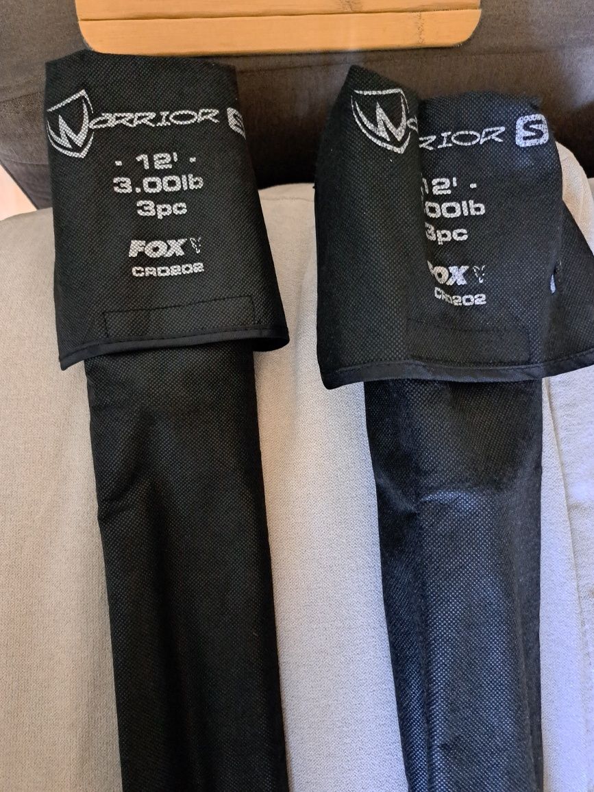 Wędki Fox Worior S  12 ft trzy składy
