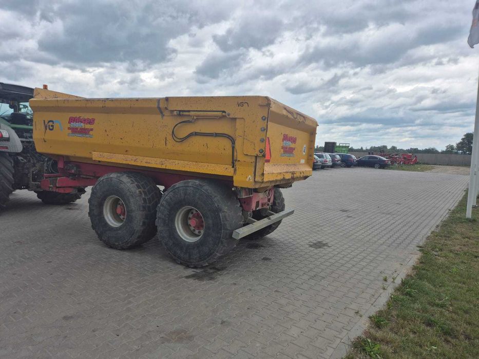 Przyczepa budowlana VGM ZK 22-2 skorupa tandem,nie joskin,beco,record
