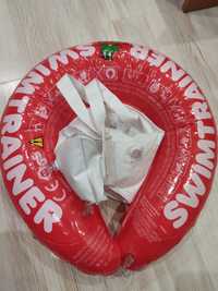 Надувний круг SwimTrainer червоний 3 міс - 4 роки