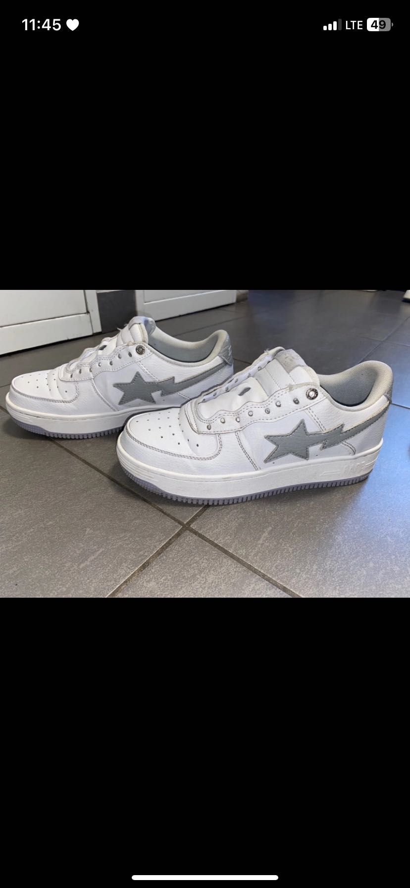 A Bathing Ape Bapesta JJJJound