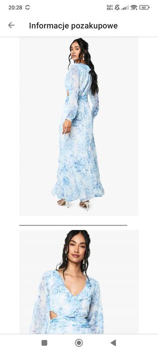 Nowa sukienka damska marki Boho rozmiar XXL