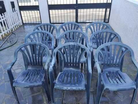 **9 cadeiras jardim, 20€ todas**