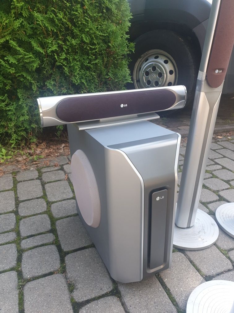 Głośniki LG LHS6740 + soobwoofer 300W i centralny 180W