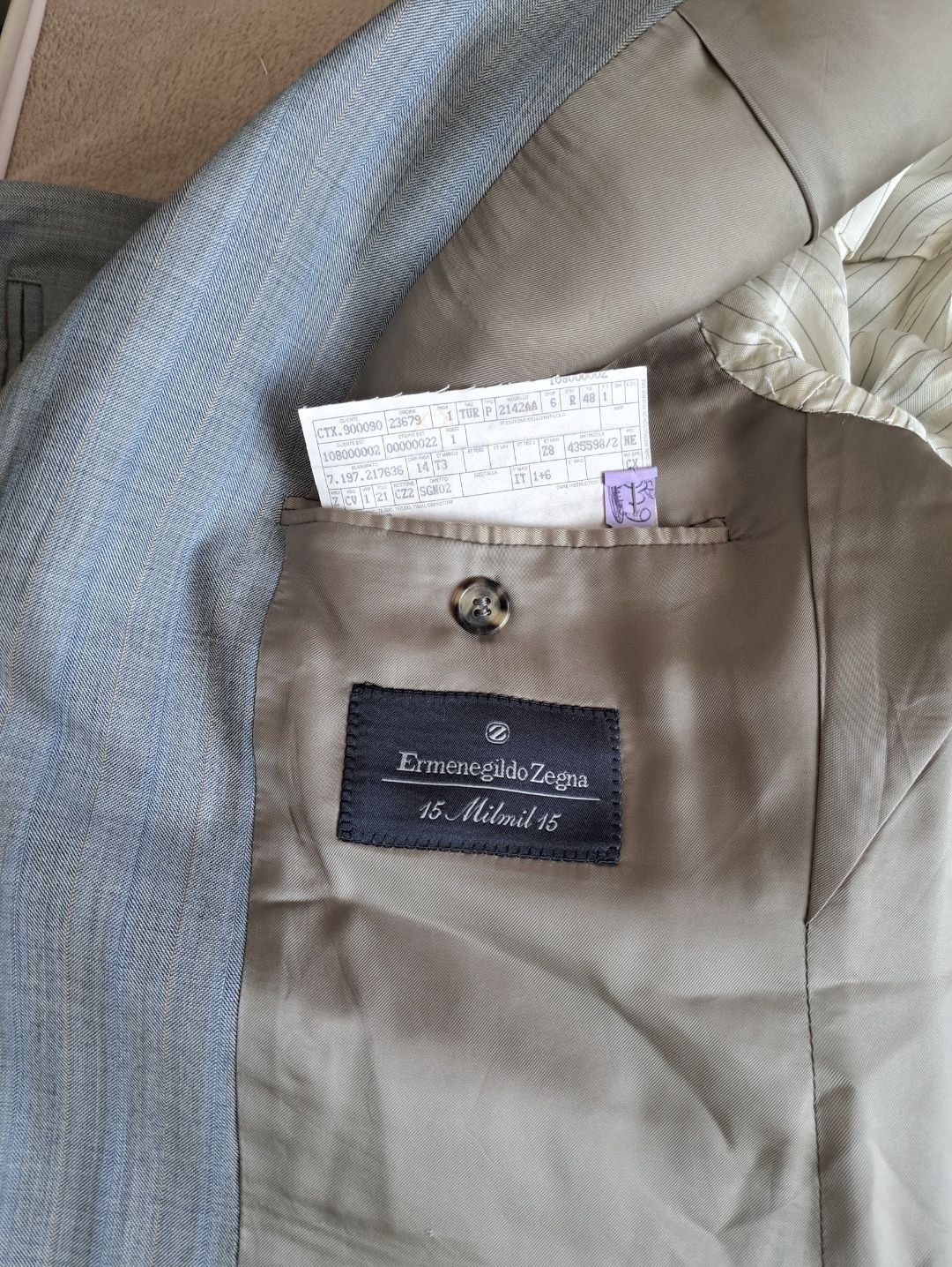 Чоловічий костюм Ermenegildo Zegna