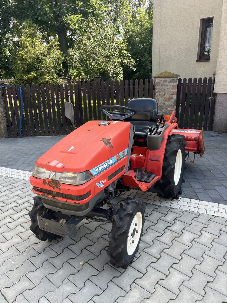 Traktorek yanmar ke3 14 km 4x4 glebogryzarka ladny stan