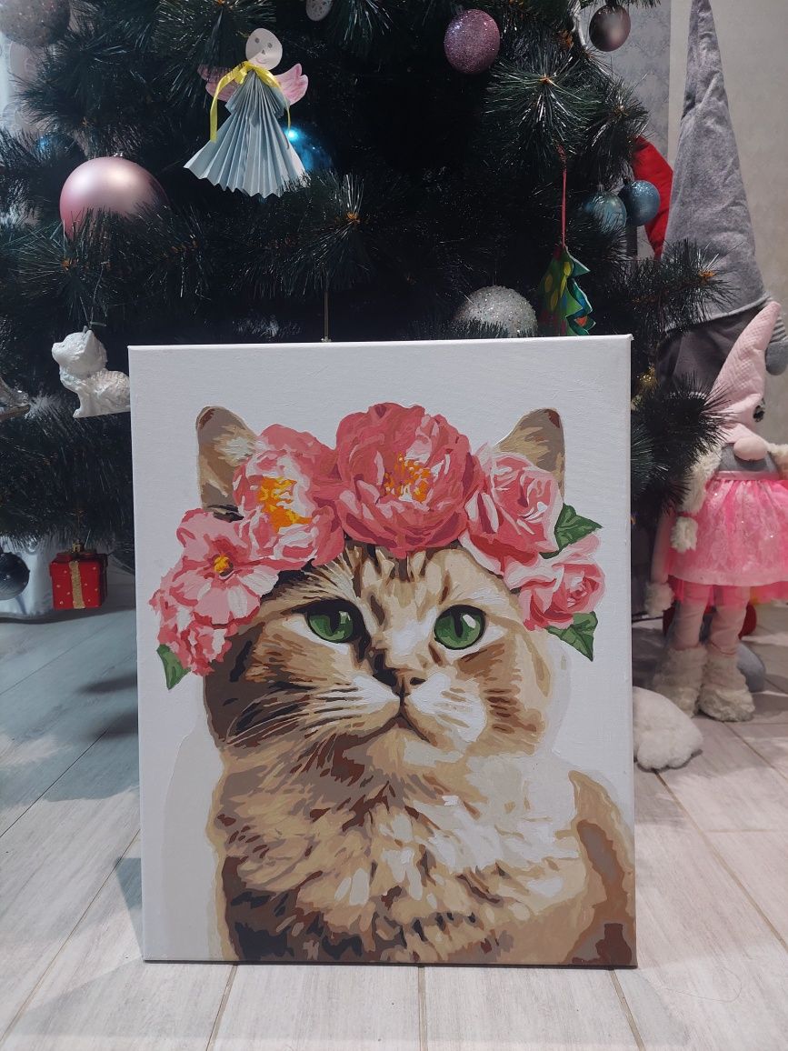 Картина по номерам, готовая