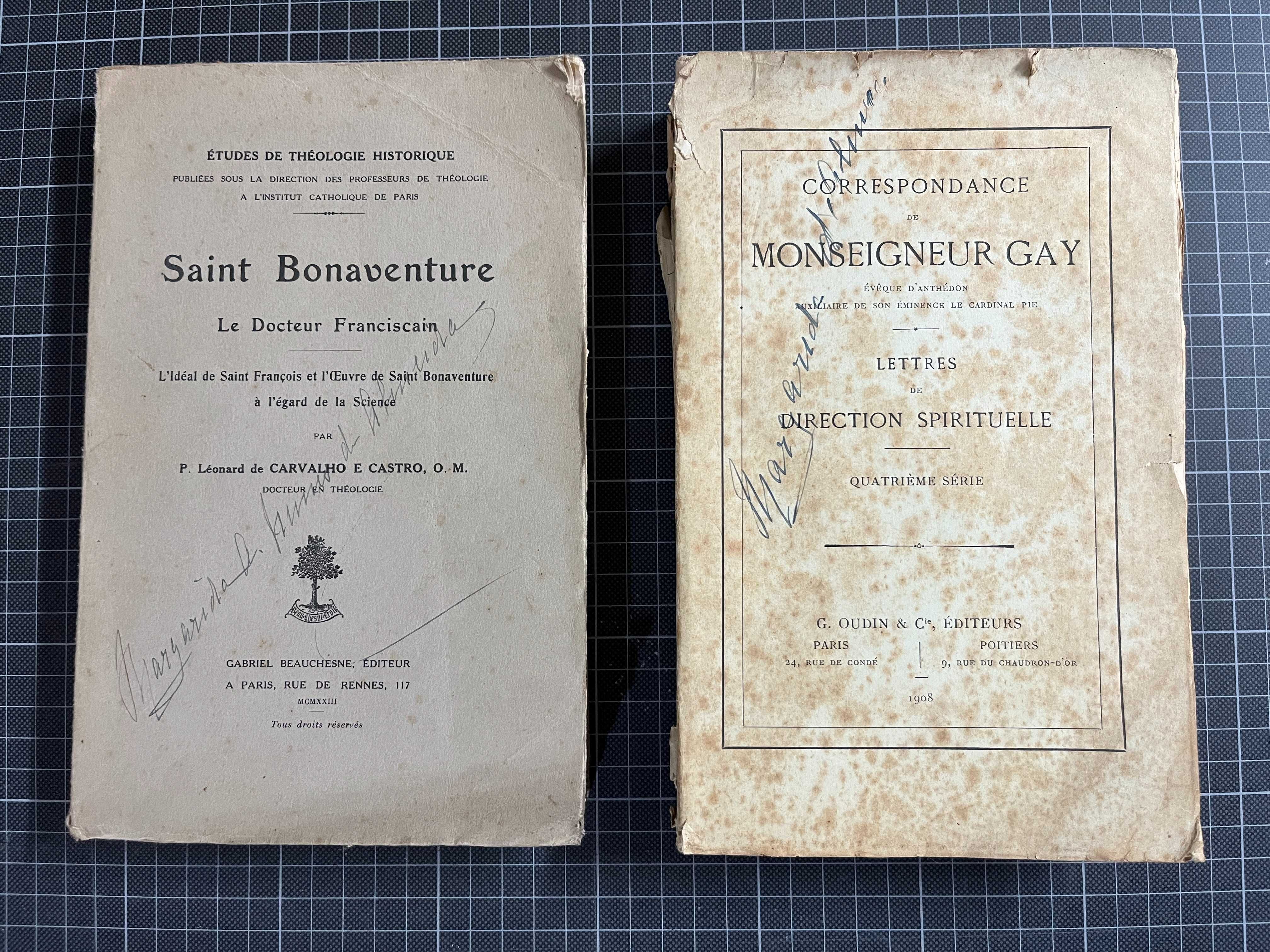 Saint Bonaventure + Correspondance de Monseigneur Gay