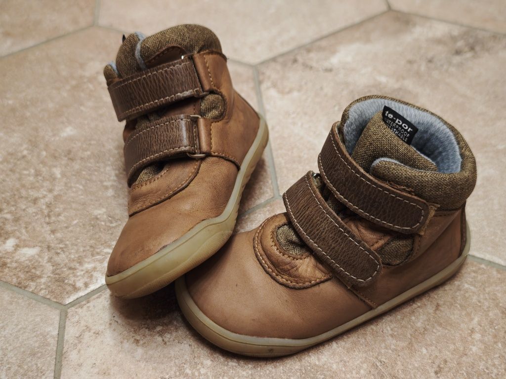 Buty jesienne / zimowe, te-por, wodoodporne, skóra, rozm 25, gwarancja
