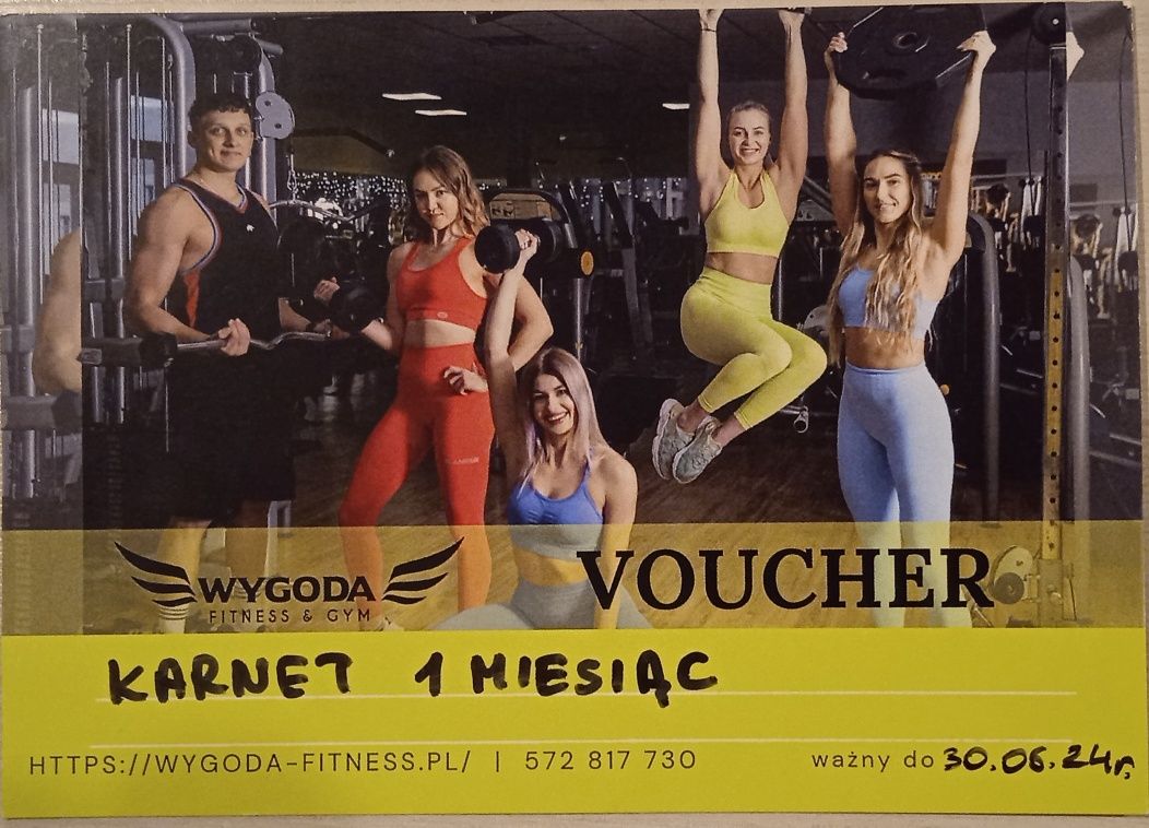 Karnet na 1 miesiąc na siłownię Białystok, "Wygoda Fitness & Gym"
