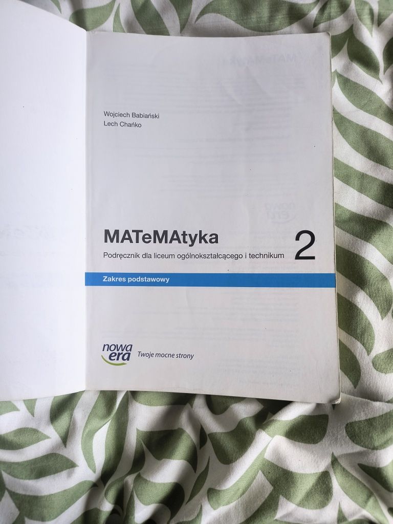 MATeMAtyka 2 zakres podstawowy