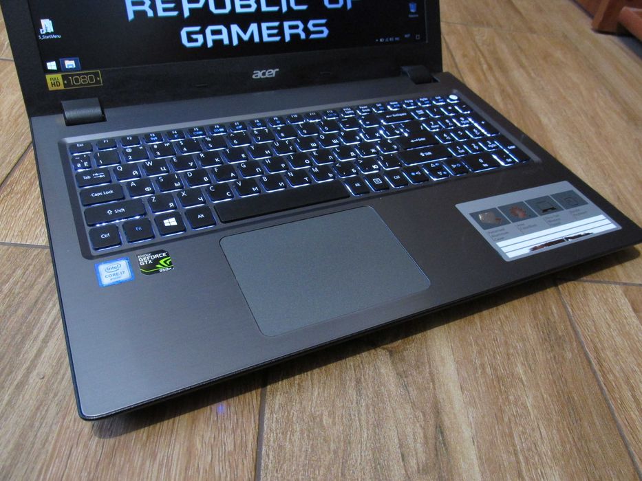 ІГРОВИЙ Новенький ТОП Ноутбук /+i7 8 ядр-3.7Ghz+Geforce GTX 4Gb+16Gb