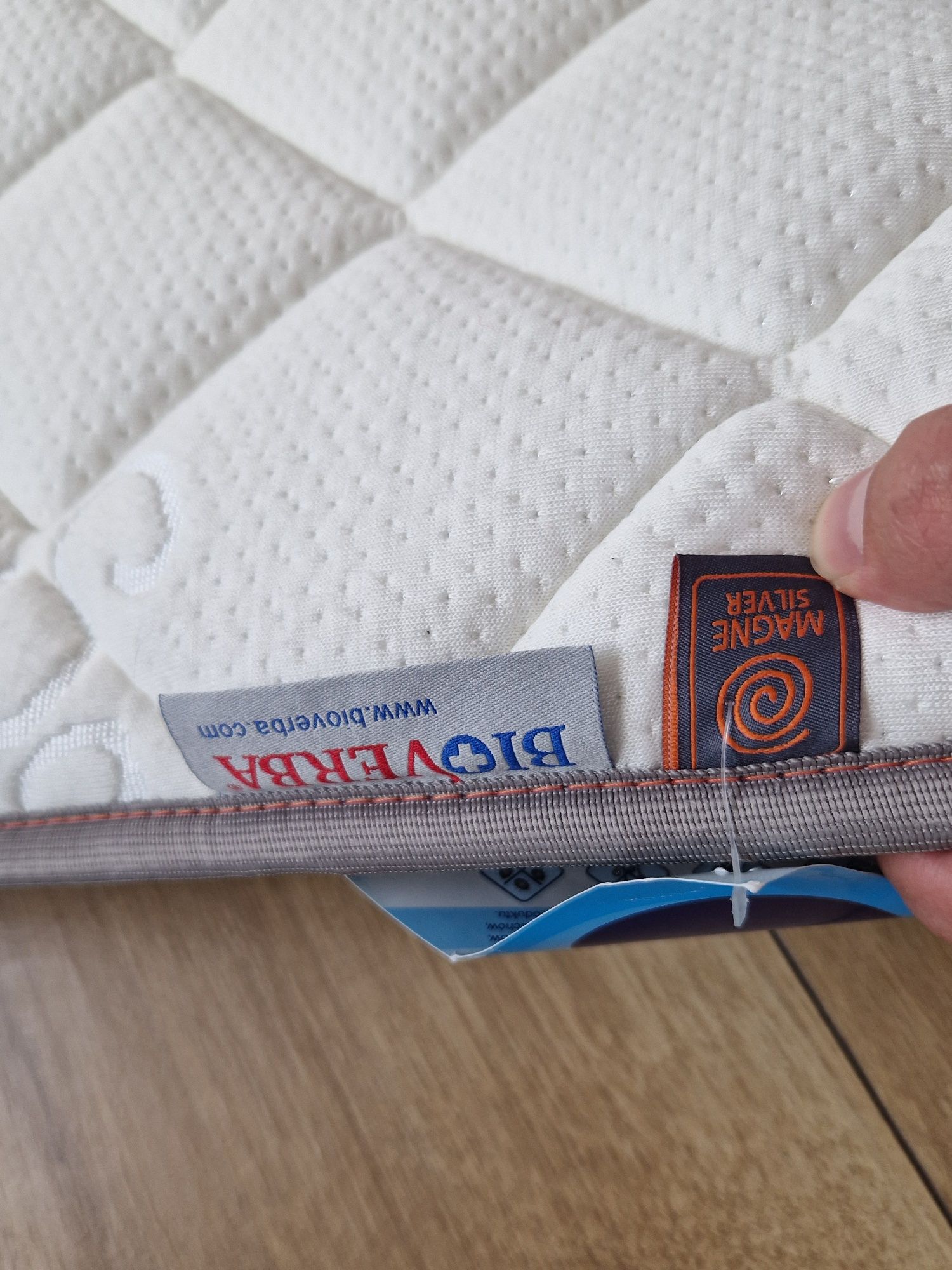 Materac Magnesilver + podkład Magnesilver pod przescieradło firmy BioV