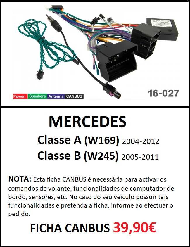 Rádio 2DIN 9" [4+32GB] MERCEDES • A180 (W169) • B180 (W245) • Android